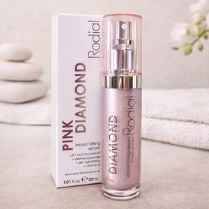 Rodial Pink Diamond Instant Lifting Serum | Luxury Vitamin C Glow Serum 30ml NIB